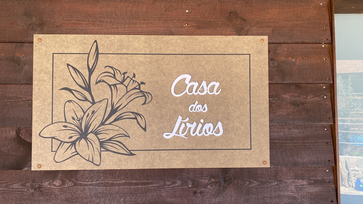 Placa da Casa dos Lírios